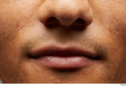 Face Mouth Nose Cheek Skin Man Asian Slim Studio photo references